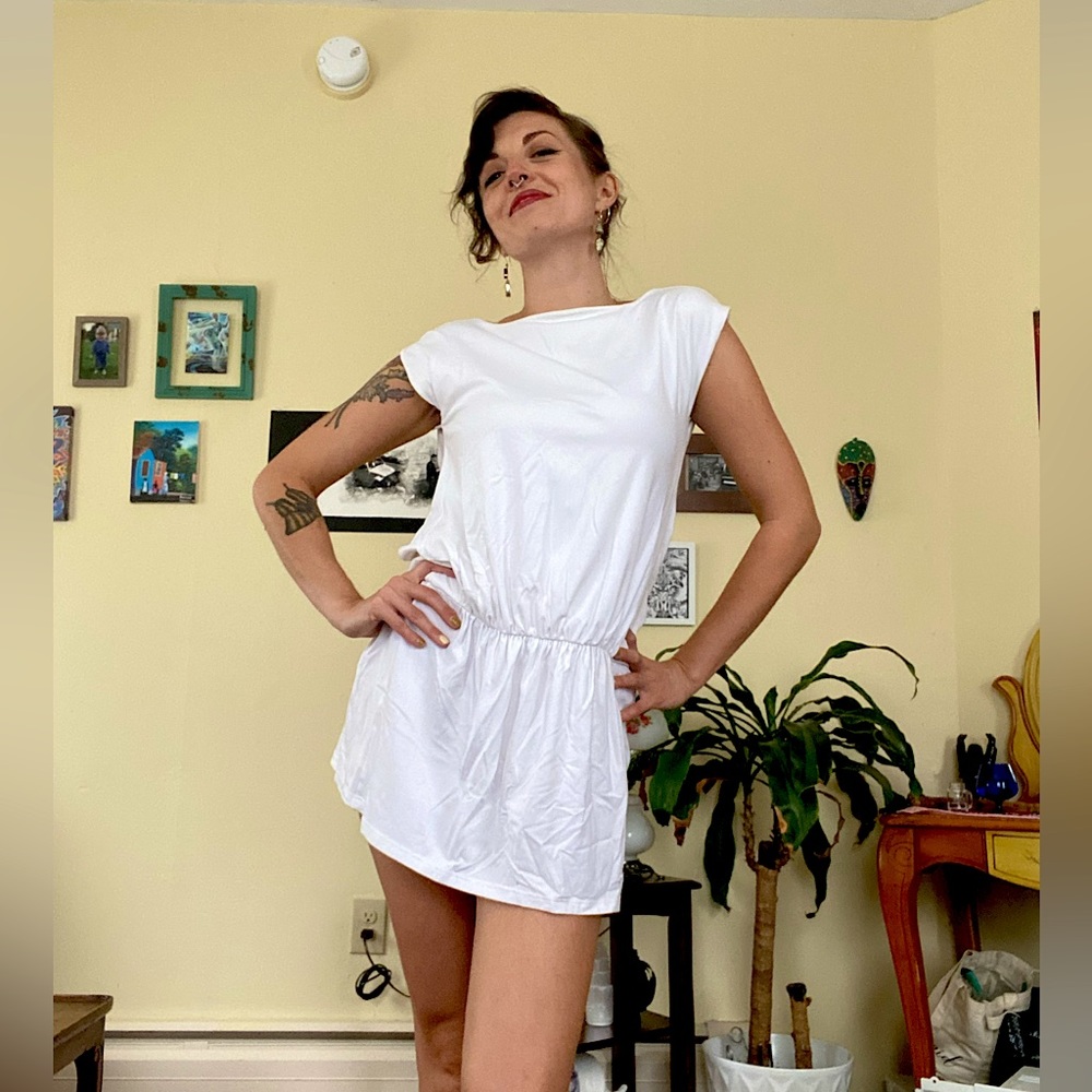 White Susana Monaco Summer Day Dress